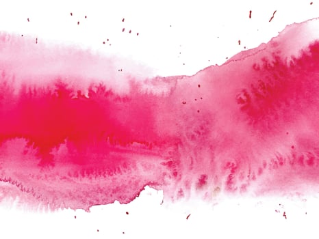 Red watercolor stain background vector