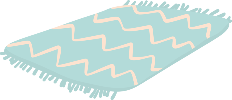 simple blue flool carpet png