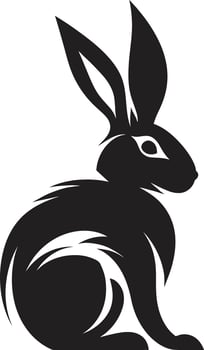 Black Hare Vector Logo A Modern and Sophisticated Logo for Your Business Black Hare Vector Logo A Versatile and Adaptable Logo for Any Industry