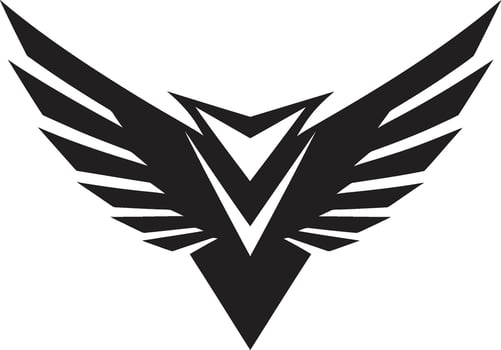 Predator Hawk A Black Vector Logo for the Legendary Black Hawk Predator Logo A Vector Logo for the Immortal