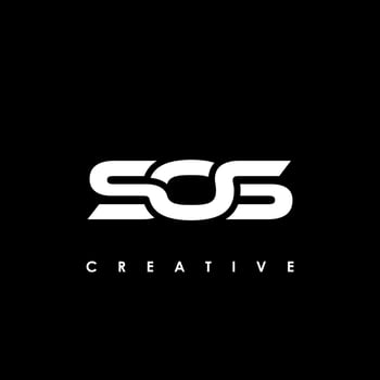 SOS  Letter Initial Logo Design Template Vector Illustration