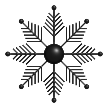 christmas snowflake isolated on white background png