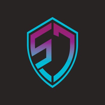 SJ letter logo vector