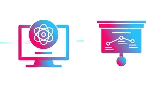 ATom and Strategy Icon vector