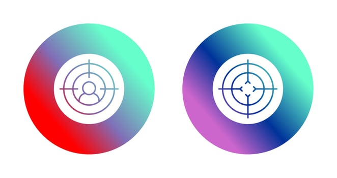 Goal and Target Icon vector