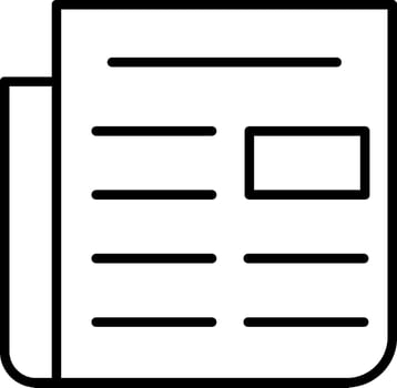 Newspaper Vector Icon