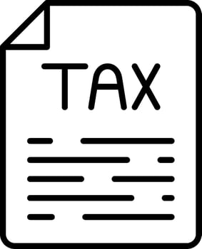 Tax Vector Icon