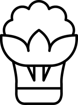 Cauliflower Vector Icon