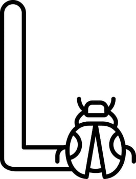 Capital L Vector Icon
