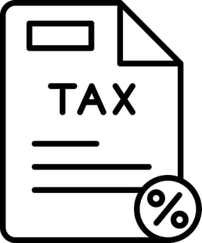 Tax Vector Icon