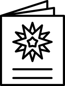 Greeting Card Vector Icon