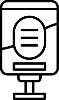 Mupi Vector Icon