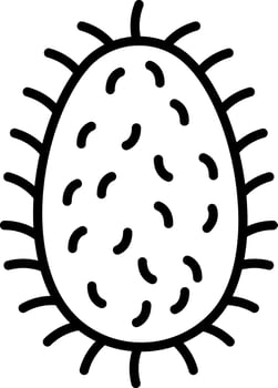 Rabies Lyssavirus Vector Icon
