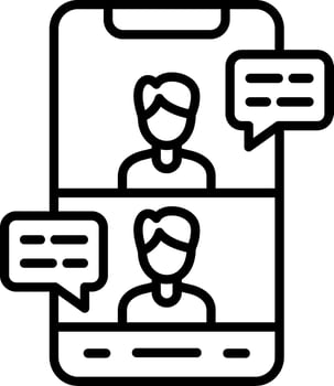 Teleconference Vector Icon