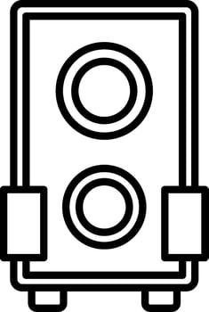 Subwoofer Vector Icon