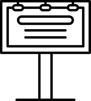 Billboard Vector Icon