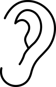 Ear Vector Icon