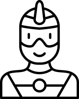 Superhero Vector Icon
