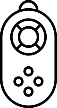 Remote Control Vector Icon
