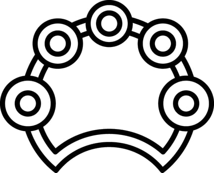 Tambourine Vector Icon