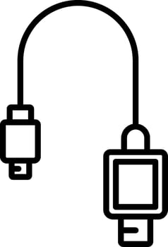Usb Cable Vector Icon