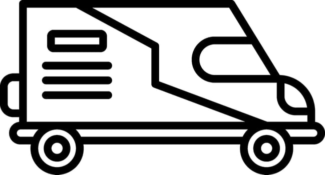 Minivan Vector Icon