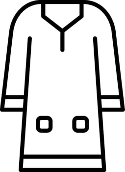 Djellaba Vector Icon
