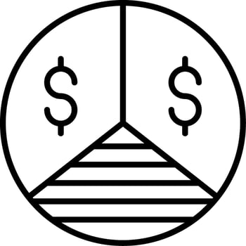Portion Vector Icon