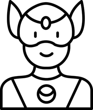 Superhero Vector Icon