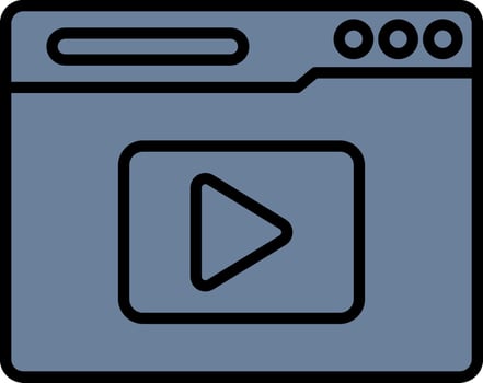 Video Streaming Vector Icon