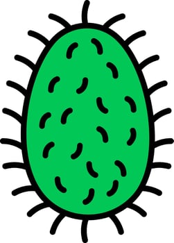 Rabies Lyssavirus Vector Icon