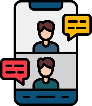 Teleconference Vector Icon