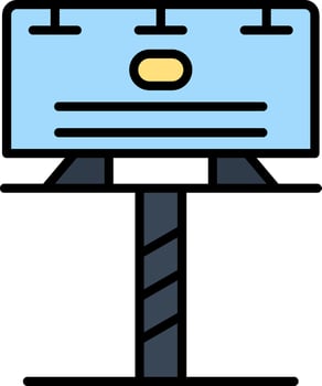 Billboard Vector Icon
