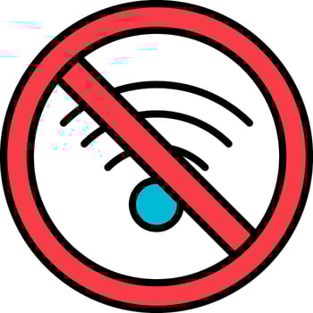No Wifi Vector Icon