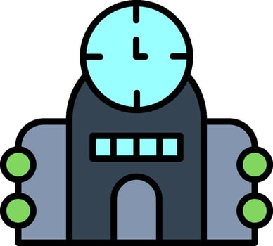 Time Machine Vector Icon