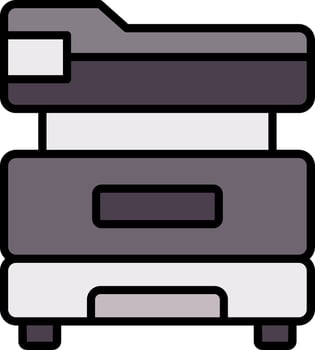 Multifunction Printer Vector Icon