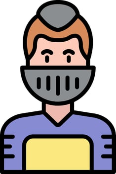 Cyborg Vector Icon