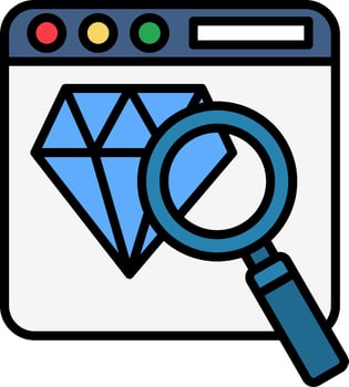 magnifying glass Vector Icon