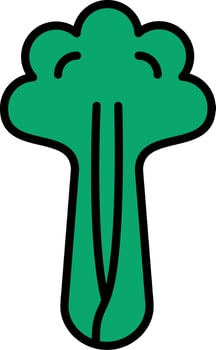 Broccoli Vector Icon