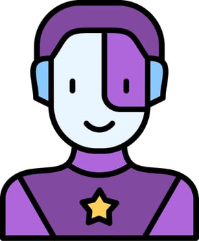 Superhero Vector Icon