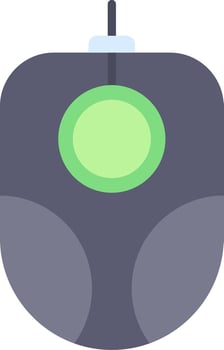 Trackball Vector Icon