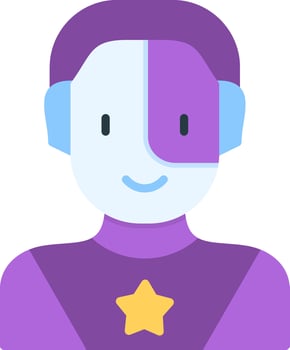 Superhero Vector Icon