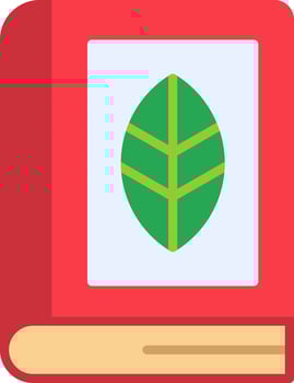 Biology Book Vector Icon