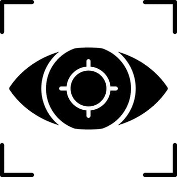Eye Tracking Vector Icon