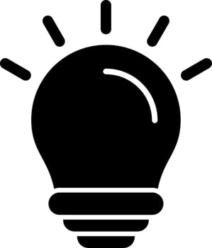 Light Bulb Vector Icon