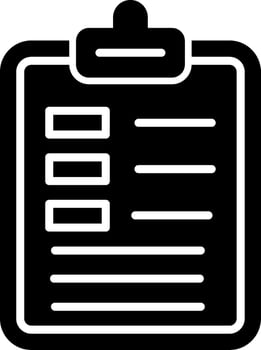Clipboard Vector Icon
