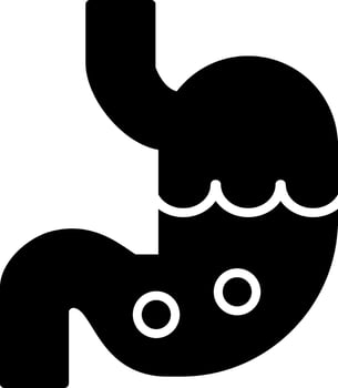 Stomachache Vector Icon