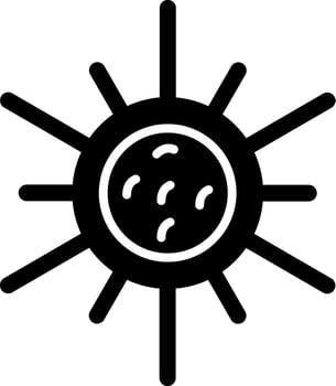 golenkinia radiata Vector Icon