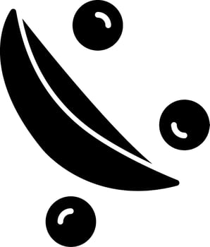 Green Peas Vector Icon