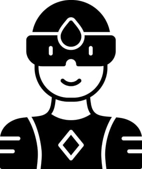 Superhero Vector Icon